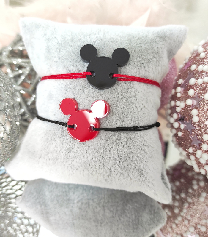 Crna i Crvena Minnie narukvica
