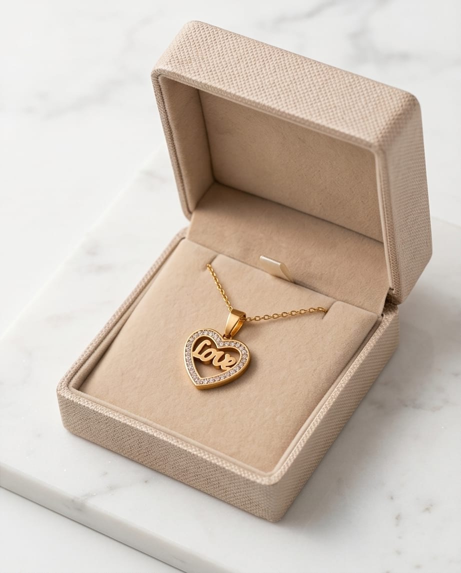 Sparkly LOVE ogrlica