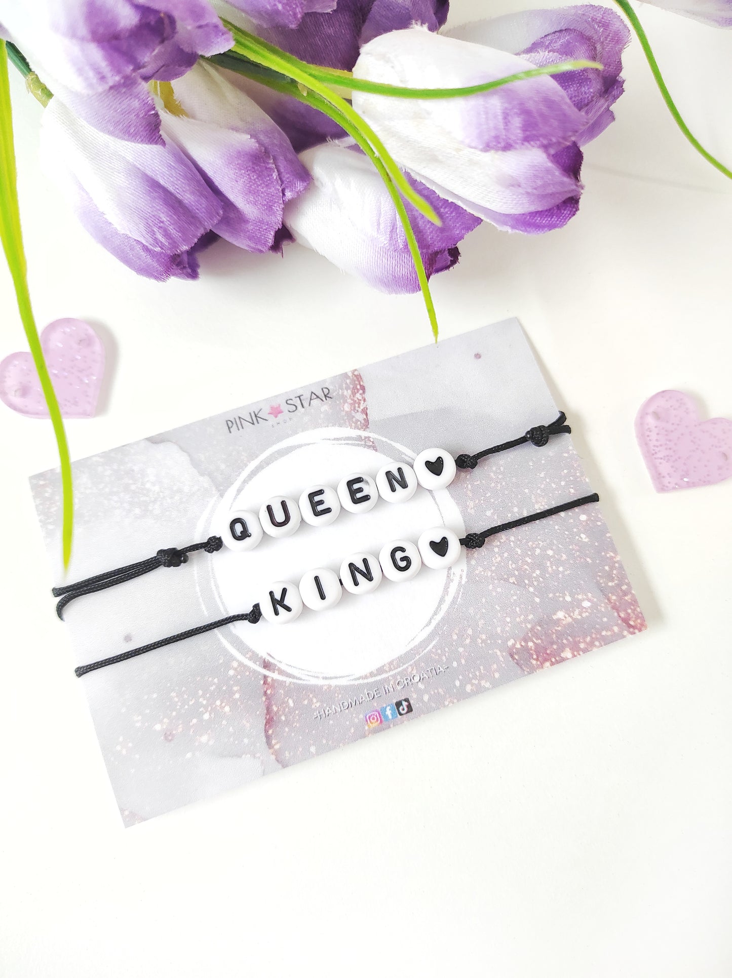 King and Queen narukvice (komplet)