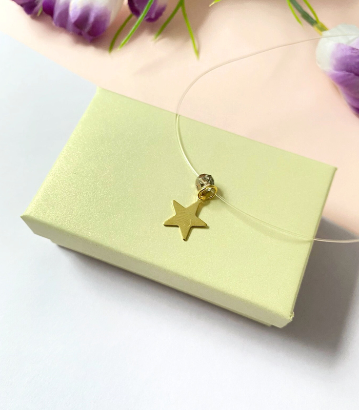 Goldy star nevidljiva ogrlica
