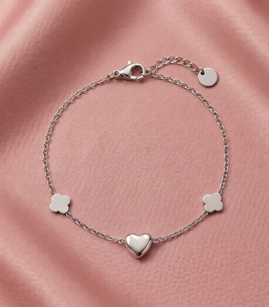 Srce clover narukvica