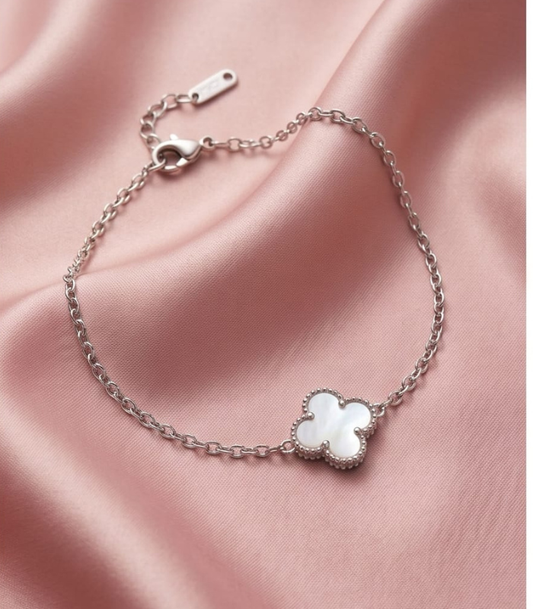 Bijela djetelina narukvica