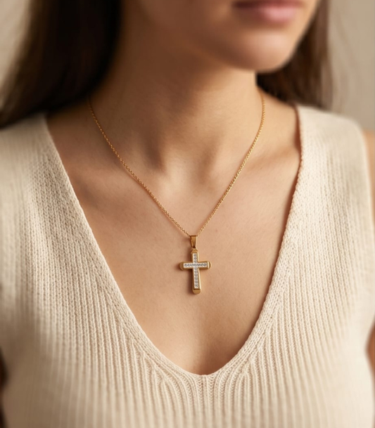 Goldy križ ogrlica