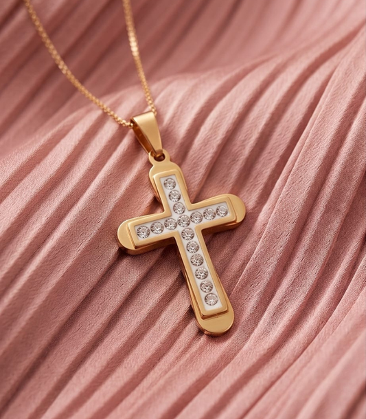 Goldy križ ogrlica